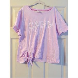 Calvin Klein Performance Cropped Tee Size XL